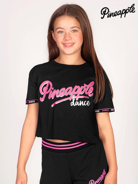 Logo Girls Dance Crop T-Shirt (U88066) | ‏116 د.إ.‏