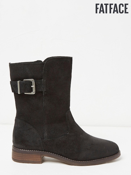 FatFace Harriet Black Buckle Boots (U88172) | 46 €
