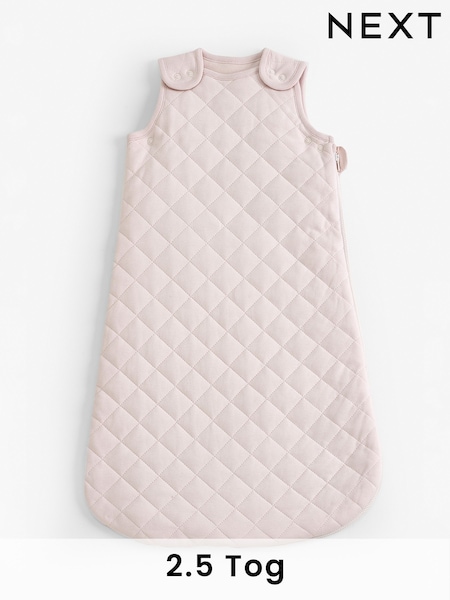 Pink Quilted Baby 2.5 Tog 100% Cotton Sleep Bag (U88280) | AED91 - AED103