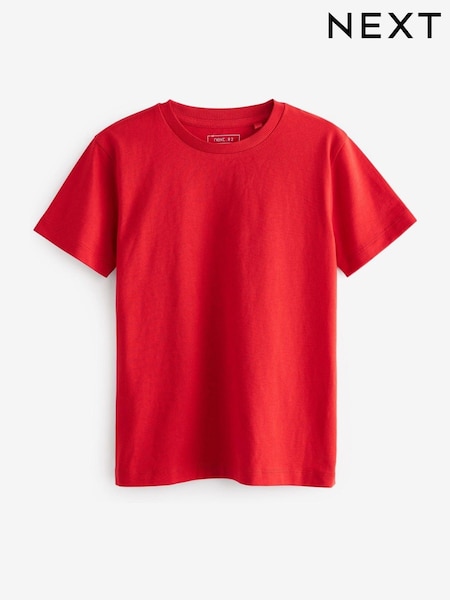 Red Regular Fit Short Sleeve T-Shirt (3-16yrs) (U88491) | R$ 35 - R$ 65