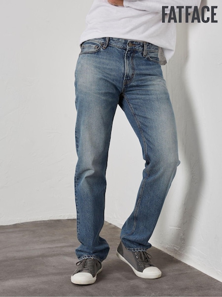 FatFace Blue Straight Authentic Wash Jeans (U88583) | €27