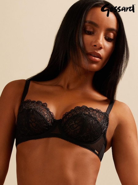 Gossard Black Swirl Balconnette Bra (U88911) | €25