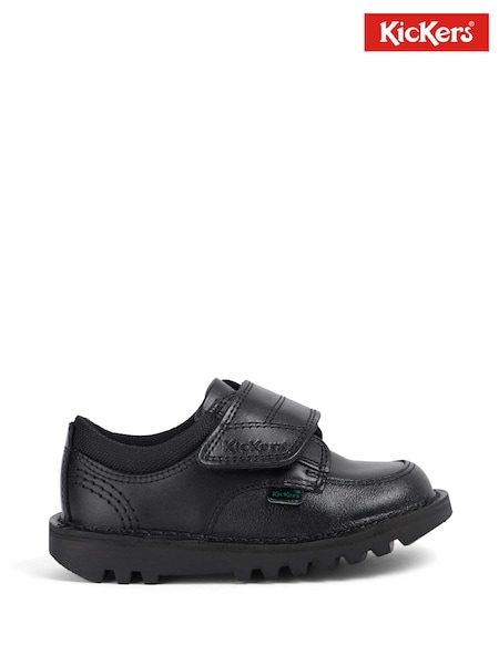 Kickers Black Hi Scuff Leather Shoes (U89006) | €46
