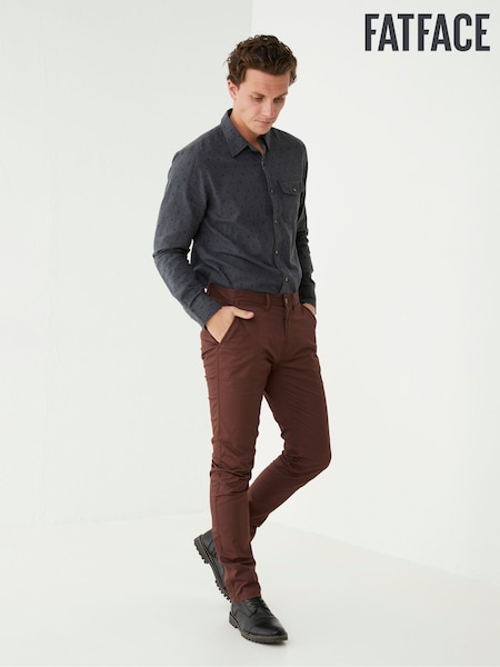 FatFace Brown Slim Stretch Chinos (U89256) | €15