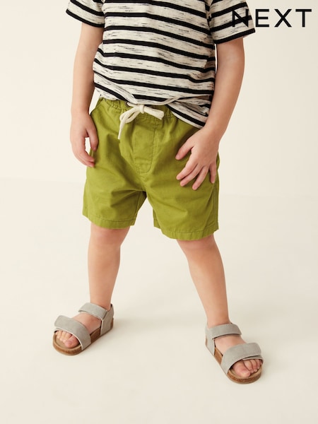 Olive Green Plain Pull-On Shorts (3mths-7yrs) (U89382) | €2 - €5