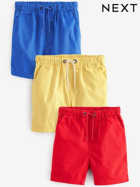 Leuchtende Primärfarben - Pull-On Shorts 3 Pack (3mths-7yrs) (U89414) | 10 € - 13 €