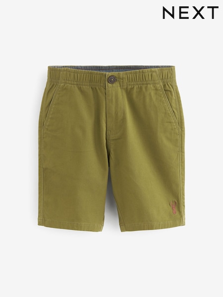 Olivgrün - Pull-On Chino Shorts (3-16yrs) (U89665) | 6 € - 9 €