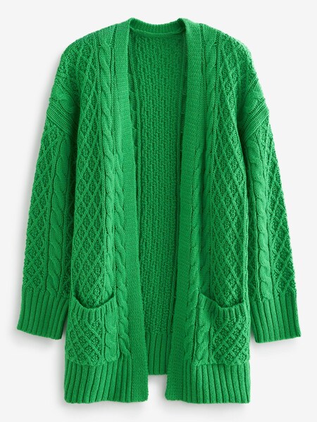 Živo zelena - Next Cable Cardigan (U89678) | € 17