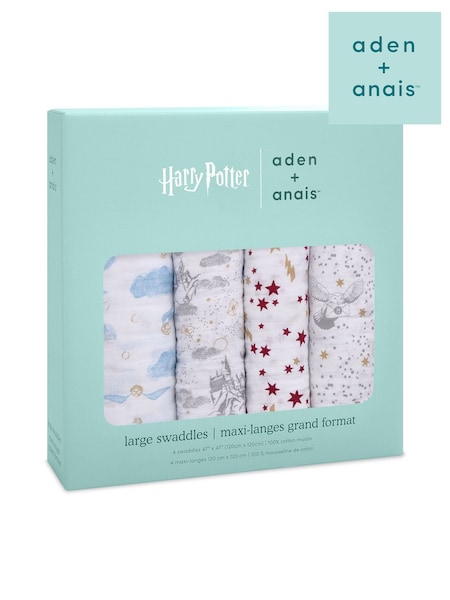 Aden + Anais Large 100% Cotton Muslin Blankets 4 Pack (U90579) | 71 €