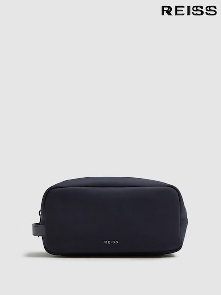 Reiss Dark Navy Carter Neoprene Wash Bag (U90742) | €85