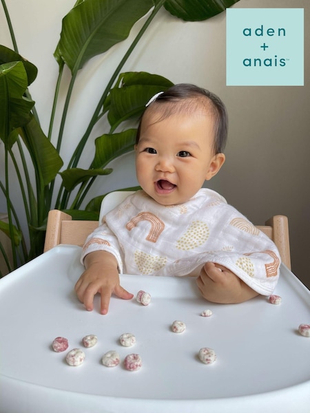 aden + anais 100% Cotton Muslin Keep Rising Burpy Bibs 2 Pack (U91648) | 34 €