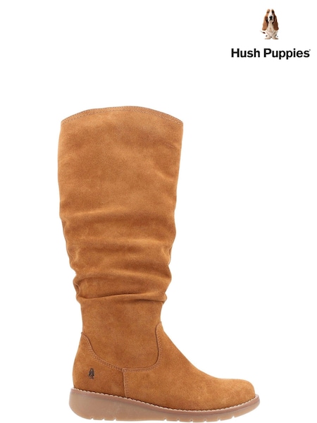 Hush Puppies Lucinda Brown Boots (U92474) | €154