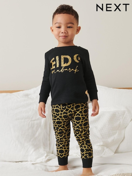 Black Eid Snuggle Pyjamas (9mths-16yrs) (U92936) | €5 - €7