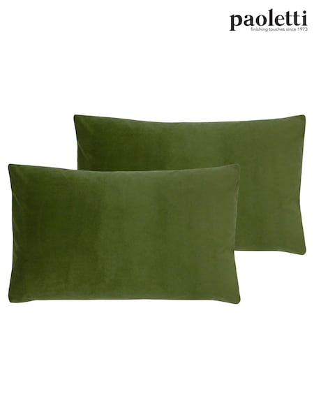 Riva Paoletti 2 Pack 30 X 50cm Sunningdale Velvet Cushions (U94588) | 130 zł