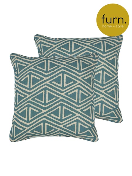 furn. 2 Pack Nomi Mono Print Filled Cushions (U94593) | € 24