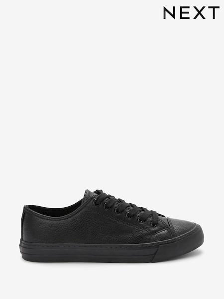 Черный - Forever Comfort® Patent Baseball Trainers (U95279) | €28