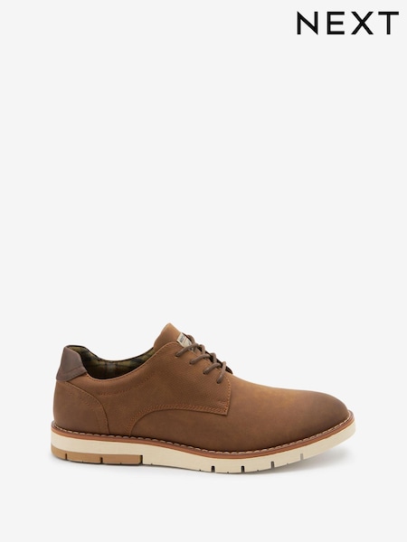 Tan Brown Sports Wedges Shoes (U95479) | LEI 167
