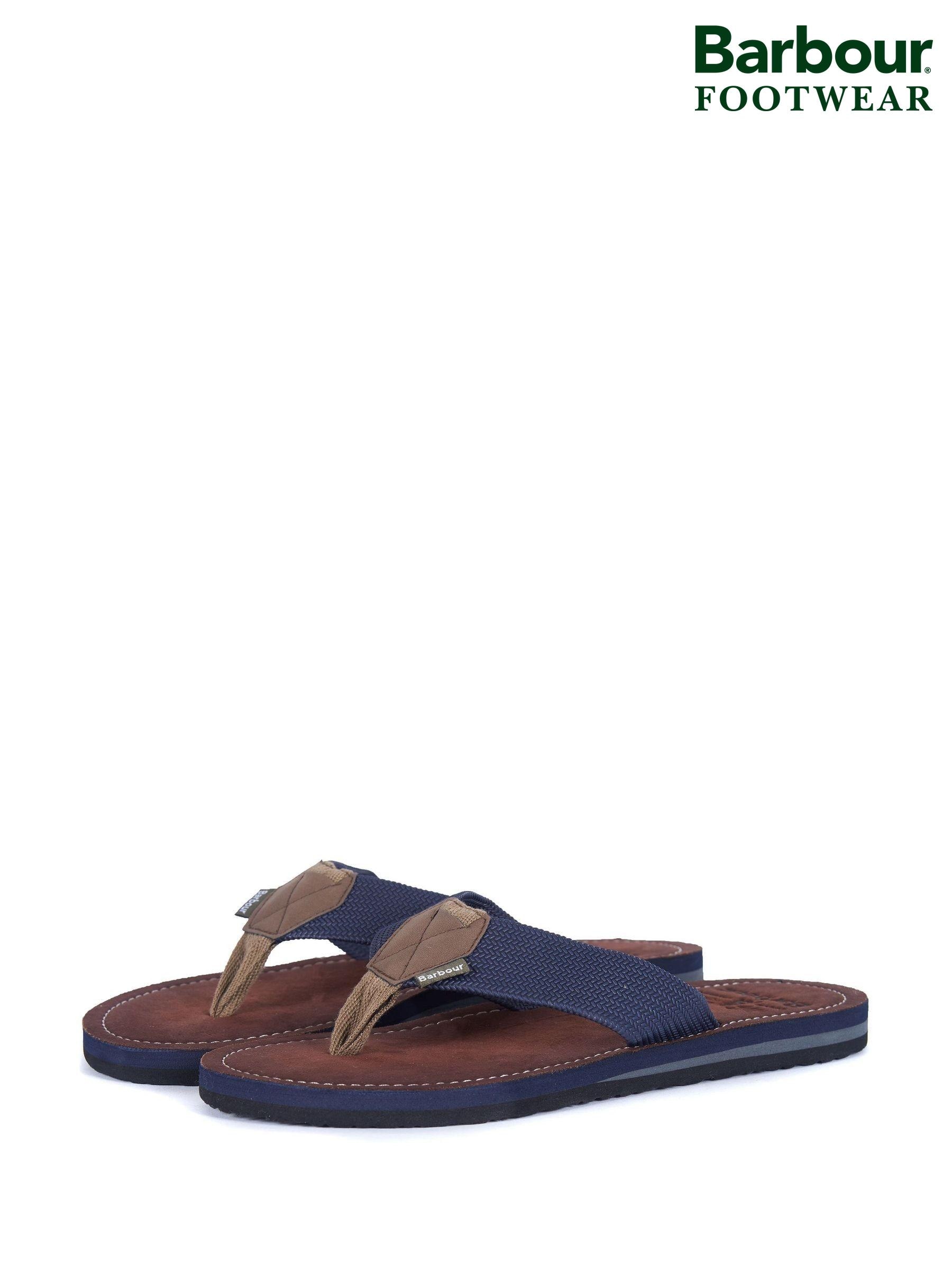 Mens barbour flip flops store
