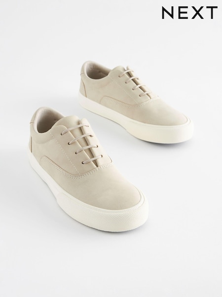 Beige Oxford Lace-Up Shoes (U95849) | €7 - €8.50