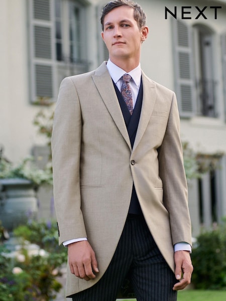 Neutral Slim Morning Suit Jacket (U95962) | €39