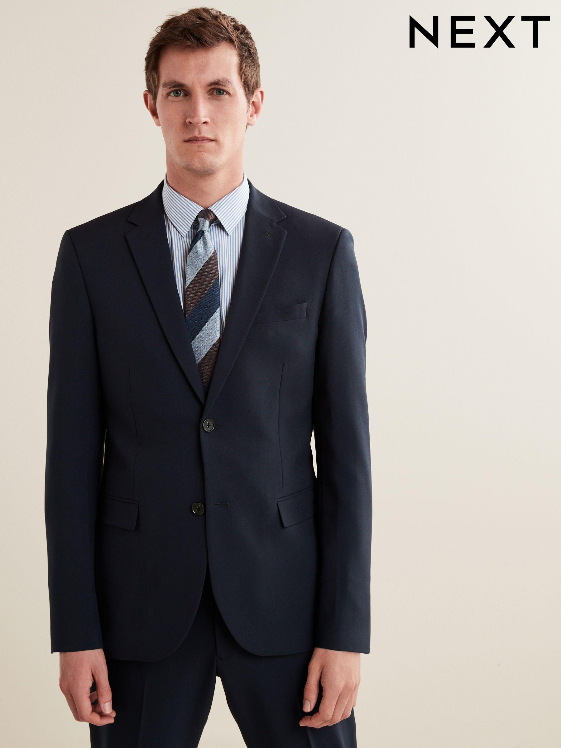Men s Suit Jackets Regular Formal Wedding Next Luxembourg