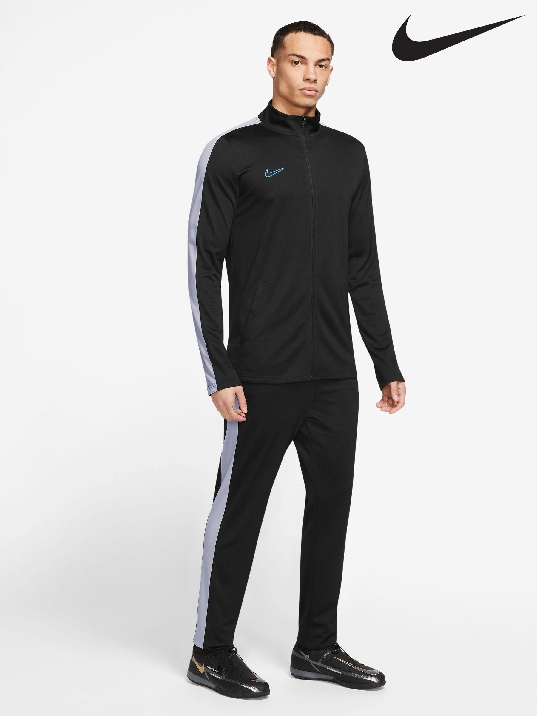 Nike striped tracksuit clearance