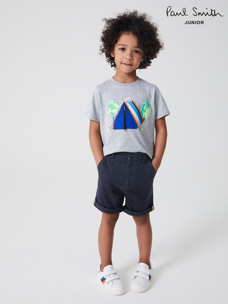 Paul Smith Junior Boys 100% Cotton Chino Shorts (U96957) | €41.50