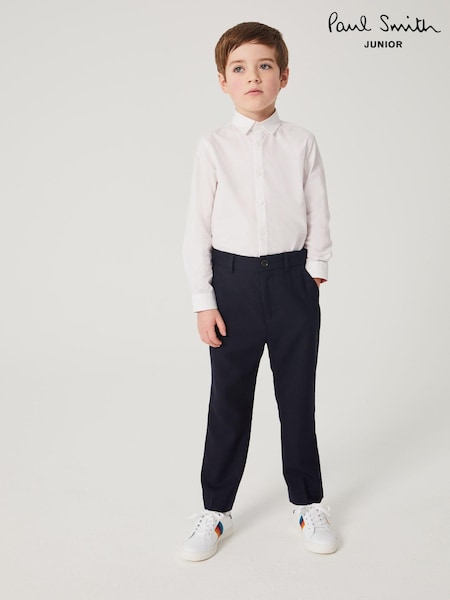 Paul Smith Junior Boys Navy Blue Smart Suit Trousers (U96960) | €71