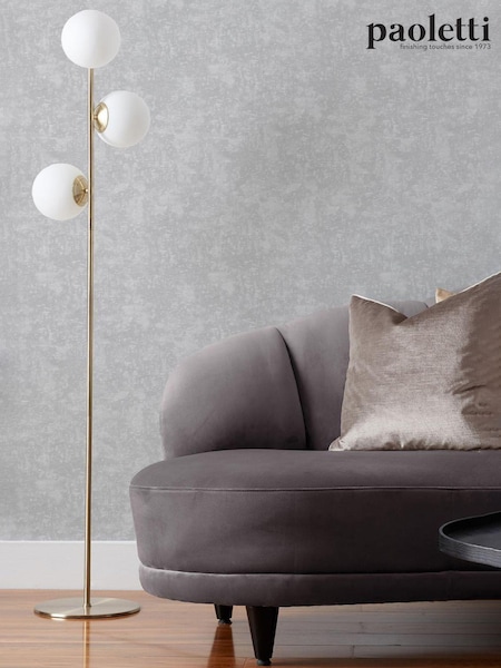 Riva Paoletti Silver Symphony Abstract Vinyl Wallpaper (U97783) | 109 QAR