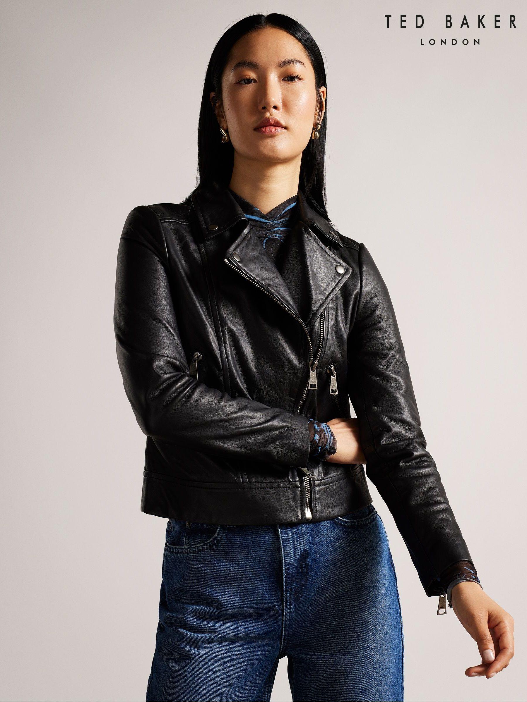 Ted baker black jacket womens on sale
