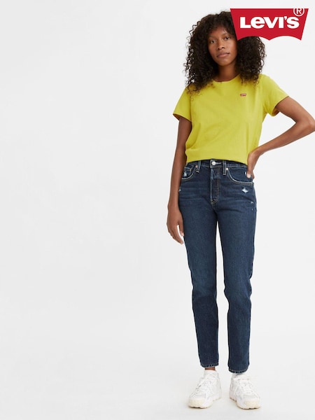 Levi's® Salsa T3 Authentic Navy Blue Denim 501® Youth Skinny Jeans (U98589) | €33