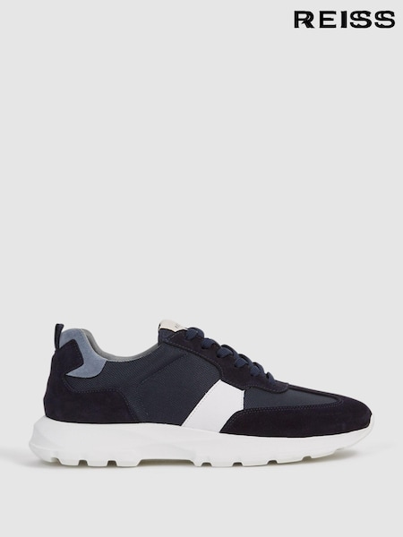 Reiss Navy Evo Lite Running Trainers (U98947) | €140