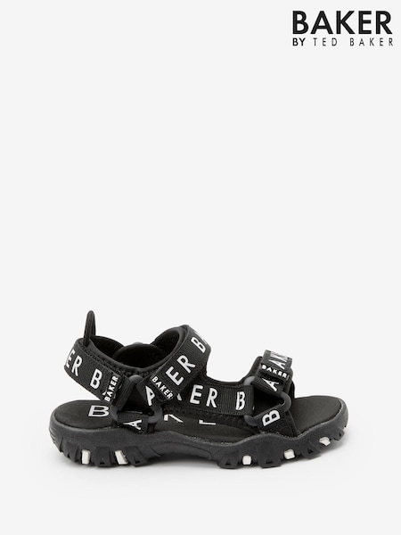 Schwarz Chrom - Baker by Ted Baker Tech Sandalen (U99884) | 12 € - 13 €