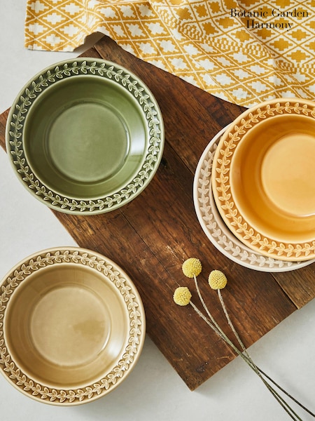 Portmeirion Green Botanic Garden Harmony Set of 4 Cereal Bowls (U99937) | €73