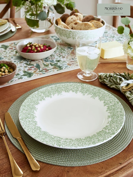 Morris & Co. Set of 4 Standen Dinner Plates (UTZ637) | €103