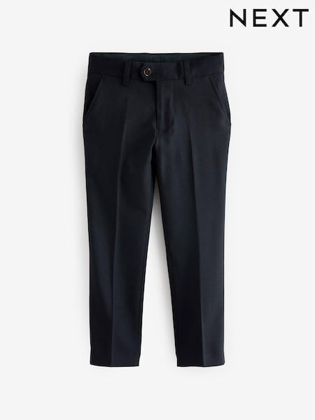 Navy Premium Tollegno Italian Wool Suit: Trousers (3-16yrs) (UWH403) | €13 - €17