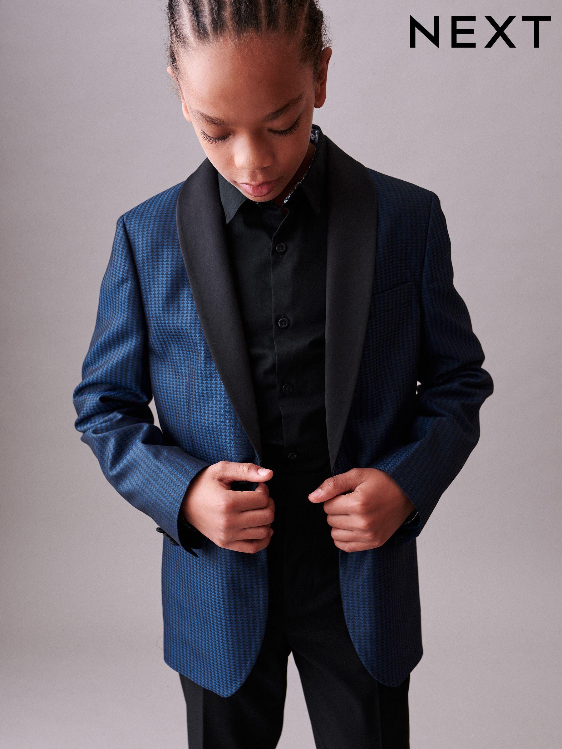 Suit Jackets Blue Blazer Print Suits Next Luxembourg