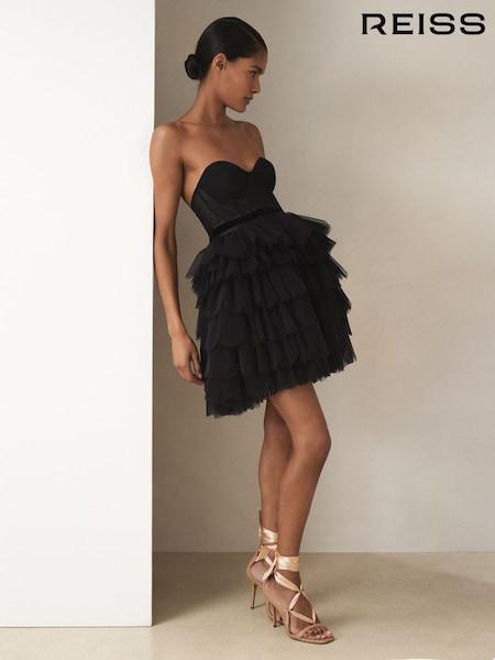 Negro - Reiss Tillie Reiss | Royal Ballet Tulle Mini Dress (V00006) | 570 €