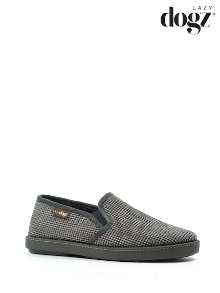 Lazy Dogz Grey Anderson Full Slippers (V00106) | AED204