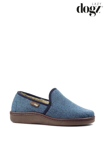 Lazy Dogz Blue Oliver Warm Lined Full Slippers (V00136) | R$ 365