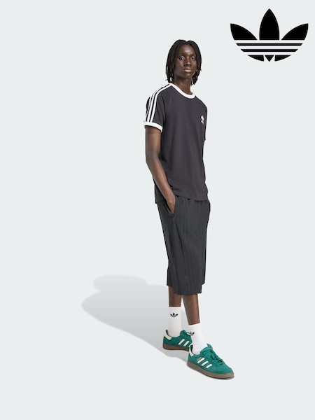 adidas Originals Black Firebird Oversized Nylon Shorts (V00183) | €60