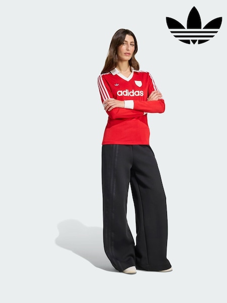 adidas Originals Red Graphic Football Long Sleeve Jersey (V00239) | €60