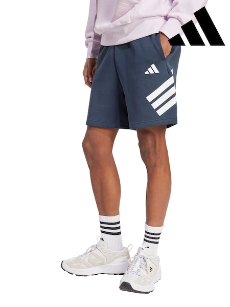 adidas Blue Future Icons 3-Stripes Shorts (V00274) | R$ 345