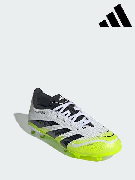 adidas White Predator League Firm/Multi-Ground Boots (V00410) | €66