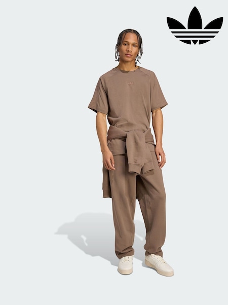 adidas Originals Brown Premium Essentials T-Shirt (V00445) | 173 QAR