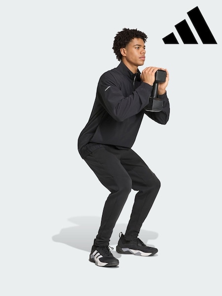 adidas Black Training Essentials Holiday Pack1/4 Zip Sweat top (V00463) | R$ 445