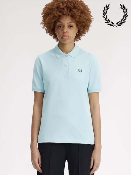 Fred Perry Blue Plain Polo Shirt (V00583) | $185