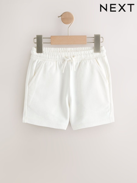 Off White Jersey Shorts (3mths-7yrs) (V00594) | 21 QAR - 31 QAR