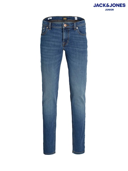 JACK & JONES JUNIOR Blue Glenn Slim Fit Jeans (V00841) | 139 QAR