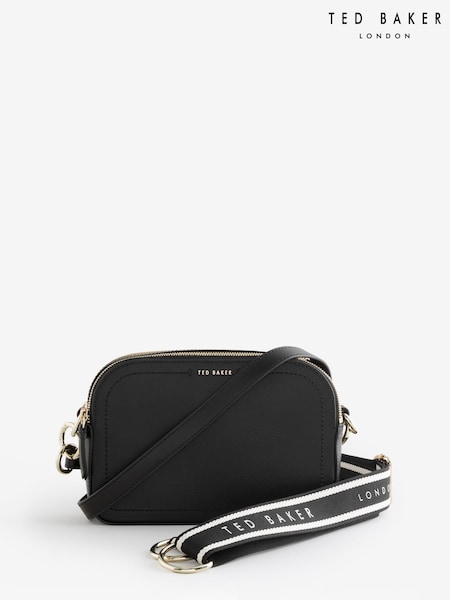 Ted Baker Black Luceele Webbing Leather Cross-Body Bag (V00905) | R$ 1.375